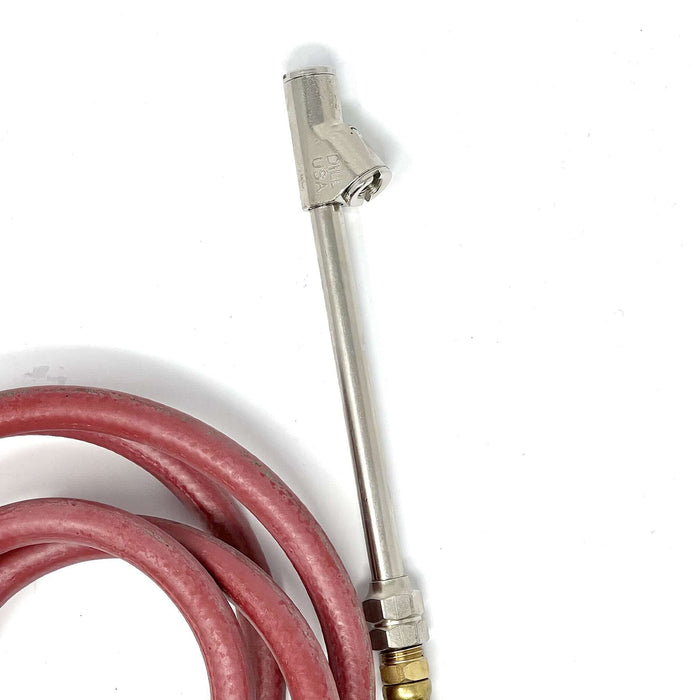 Manual Inflator Gauge, Dual Chuck - 6' Hose, 10-150 PSI