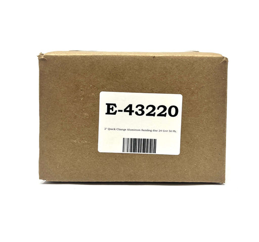 2" Quick Change Aluminum Sanding Disc 24 Grit