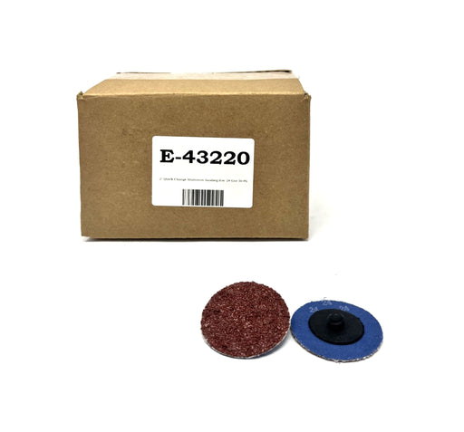 2" Quick Change Aluminum Sanding Disc 24 Grit