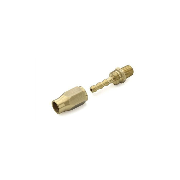 Fast Fix Fitting - ID 3/8", 1/4" Barb,  1/4" MNPT