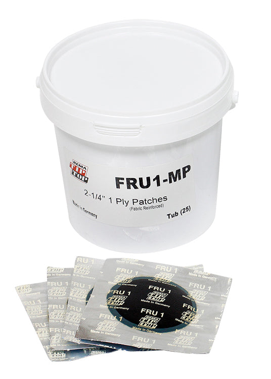 Rema FRU1-MP Universal Patch, 2-1/2" Round, 1 Ply (25 unit bucket)