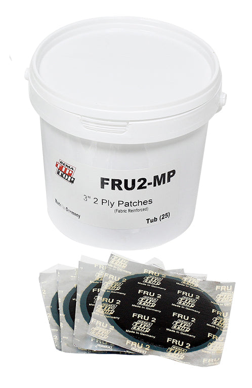 Rema FRU2-MP Universal Patch, 3-1/4" Round, 1 Ply (25 unit bucket)