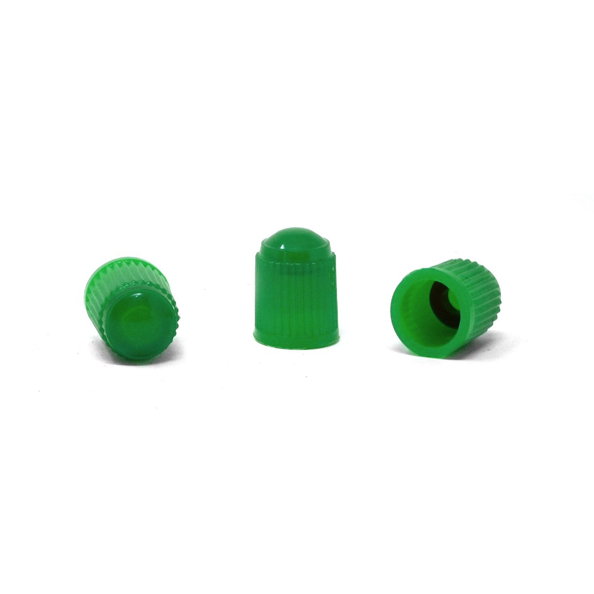 Plastic Cap, With Rubber Grommet, Green - 100/Box