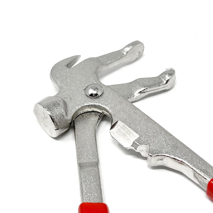 Heavy Duty Wheel Weight Pliers - Soft Head Tire Weight Hammer For Alloy Wheels