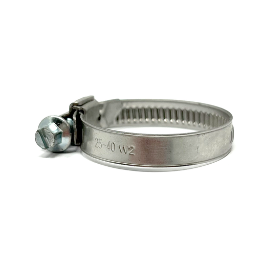 11/32" Width, 1"-1 5/8"" - Euro Style Hose Clamp
