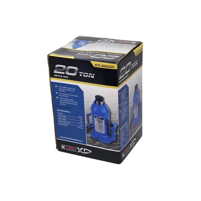 K-Tool 20-Ton Bottle Jack (Welded)