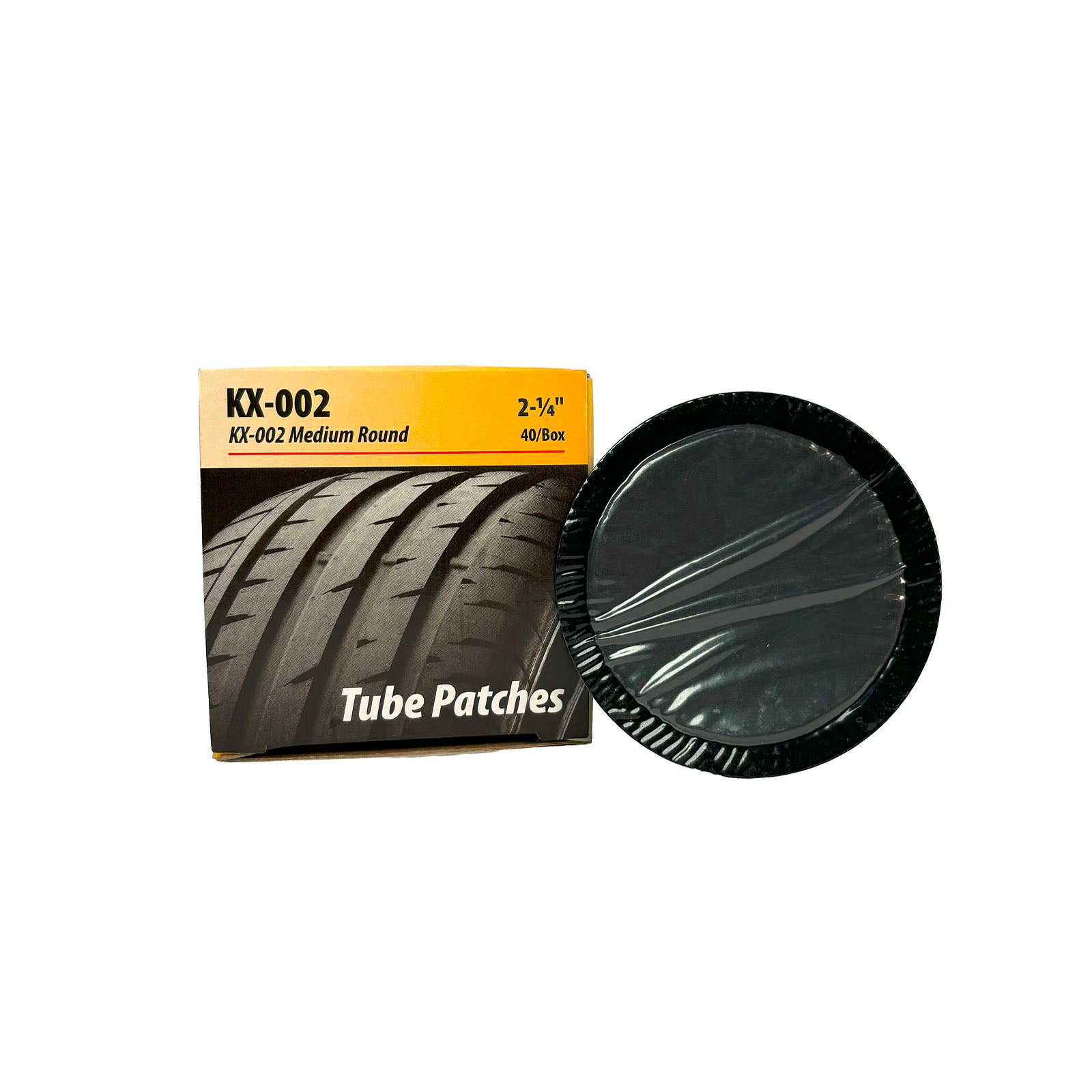 Kex 002 Tube Repair Patch, 2-1/4" Round (40 bx)