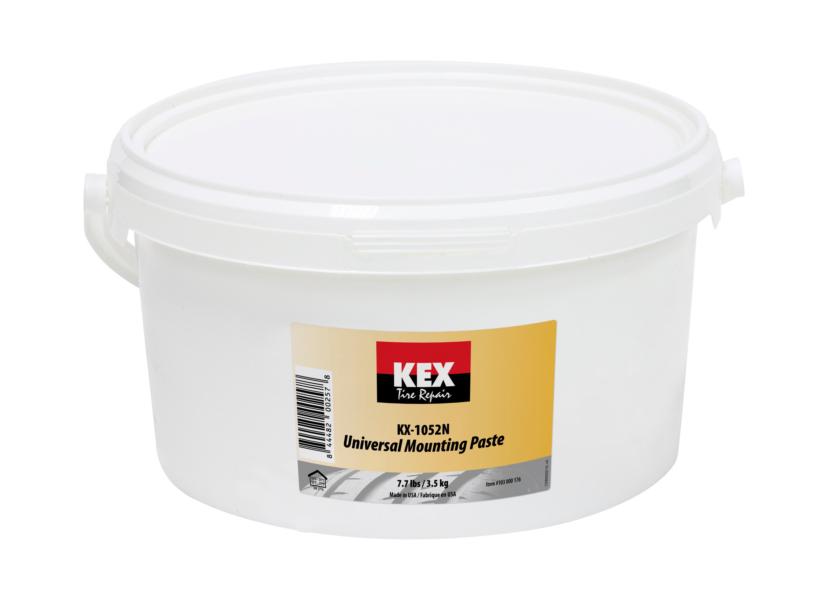 Kex 1052N Tire Mounting Lube, Wax Style Paste (7-3/4 lb) Low Profile Bucket