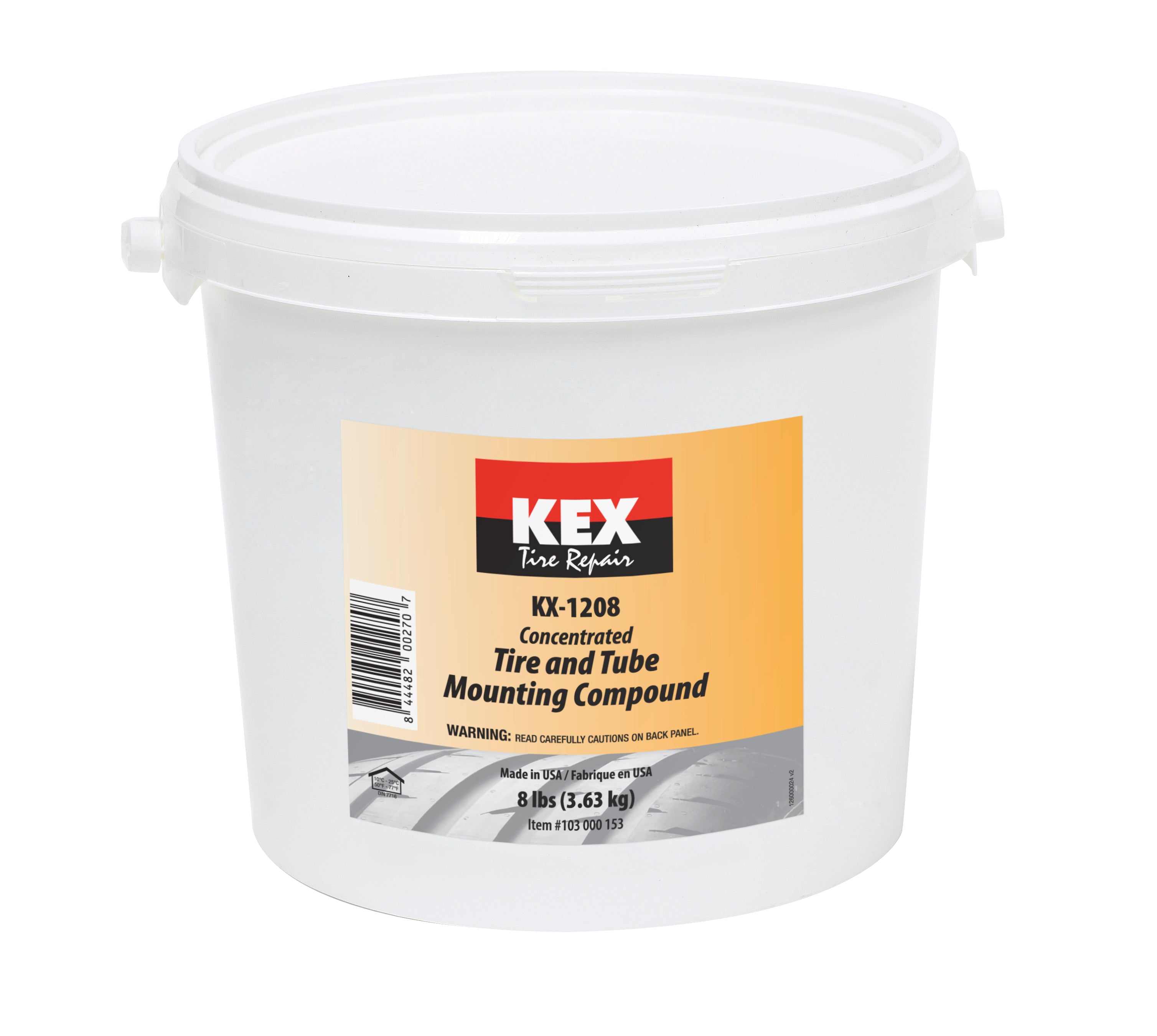 Kex 1208 Tire Mounting Lube, REMA Style - Brown (8 lb)