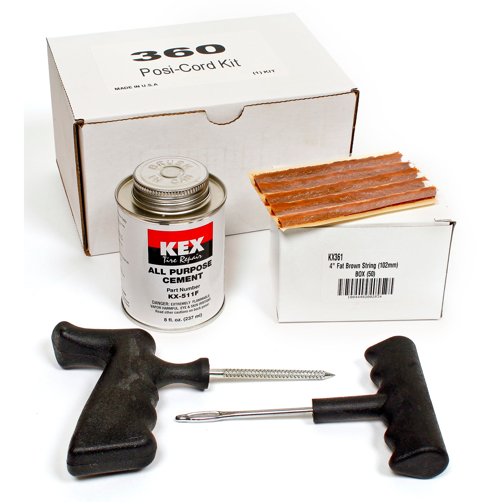 Kex 360 String Repair Kit for Tire Punctures
