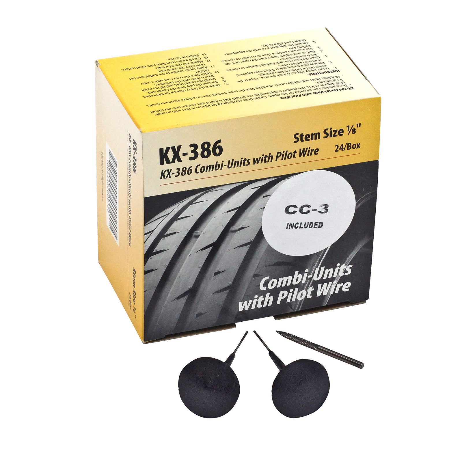 Kex 386D Kit - (24) KX-386 Combi-Unit + CC-3 Carbide Cutter