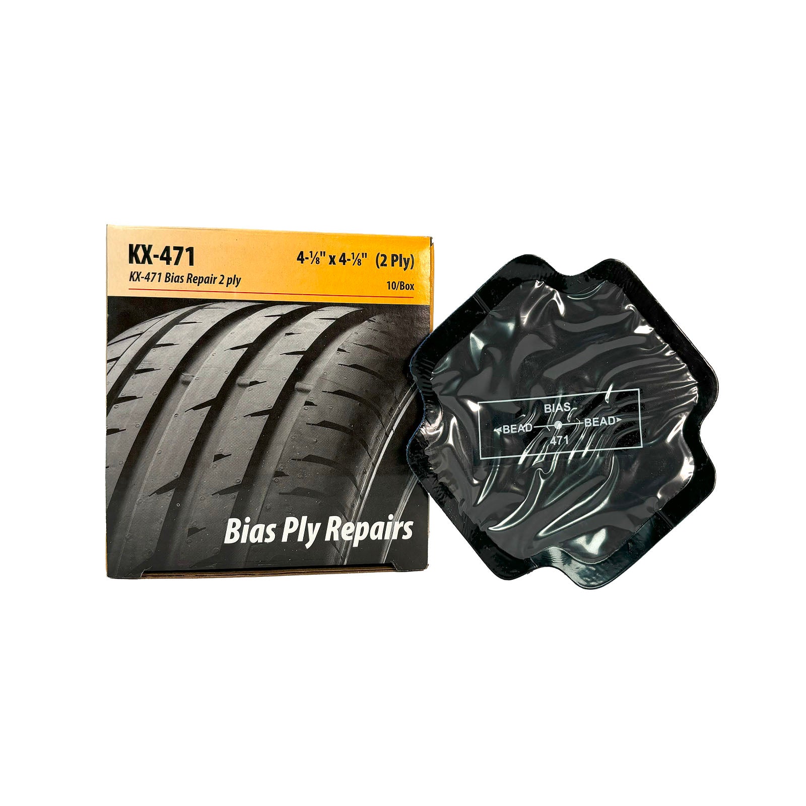Kex 471 Bias Ply Tire Repair Unit, 4-1/8", 2 Ply (10 bx)