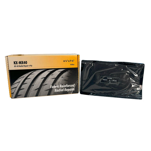 Kex MX40 Radial Tire Repair Unit, 4" x 8", 2 Ply (10 bx)