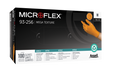 5mil Nitrile Gloves w/ Mega Texture - Orange - Large