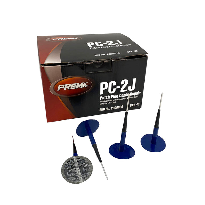 Prema PC-2J Combi-Unit, Universal, Lead Wire, 1/4" Injury, 1.7/8" RD Patch (40 bx)