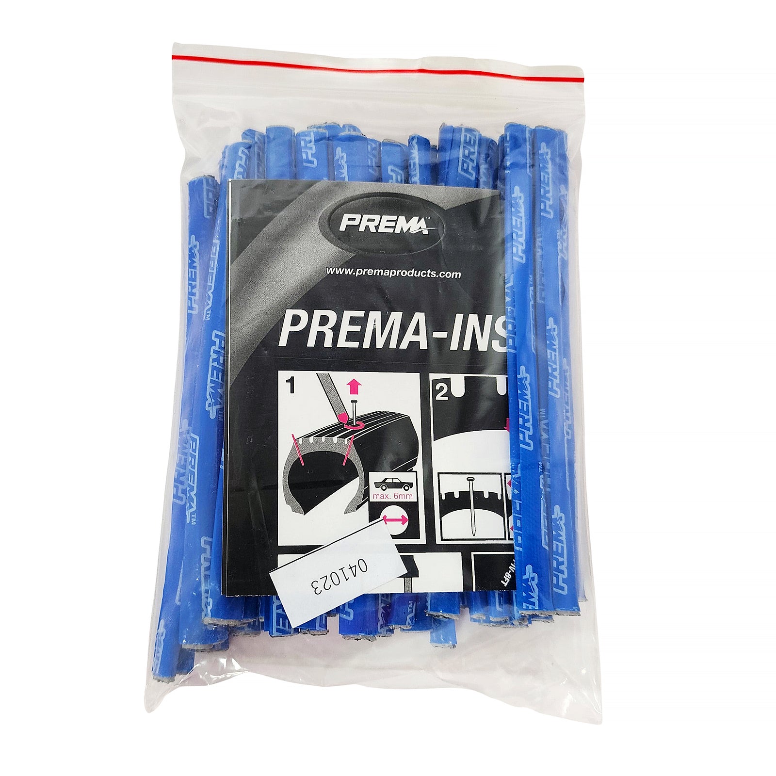 Prema PRI-3 Insert Repair, For 1/4" Hole, 5.1/8" Long, Reinforced Blue Poly Wrapped (40 bx)