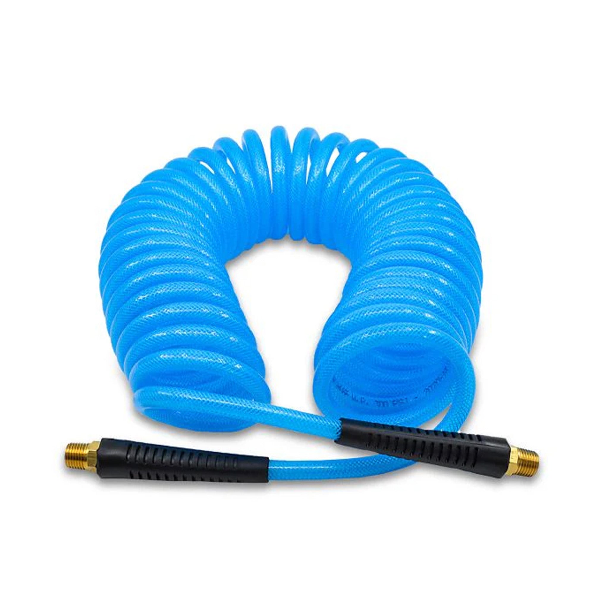 Avagard Air Hose - 1/4" x 15' - 1/4" MPT - Coiled Poly Air Hose