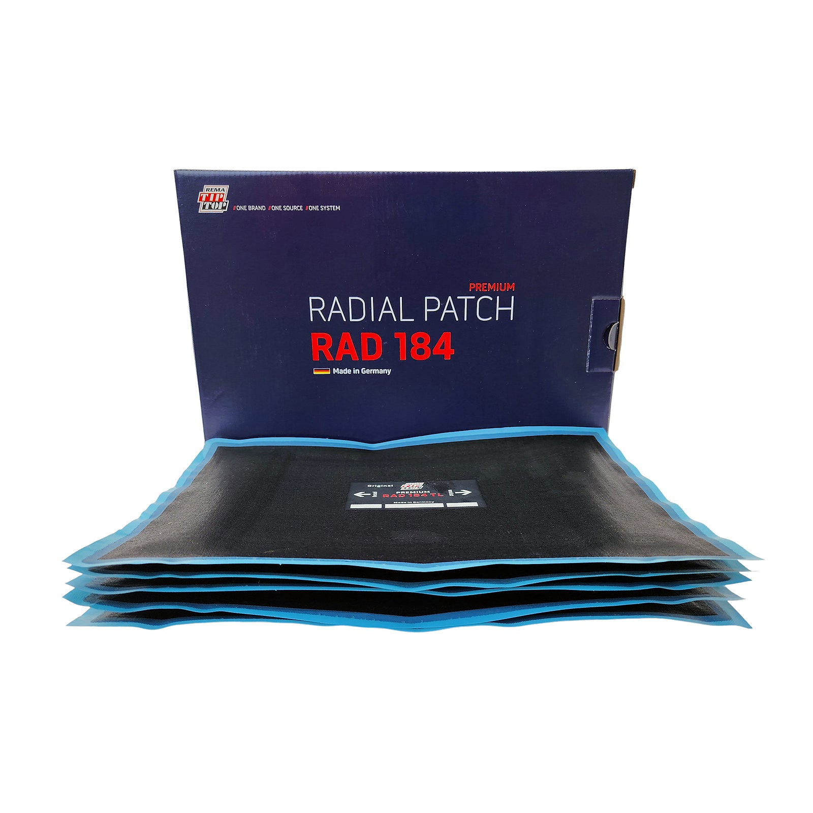 Rema RAD-184 Radial Repair Unit, 11-1/2" x 8-1/2", 3-Ply (5 bx)