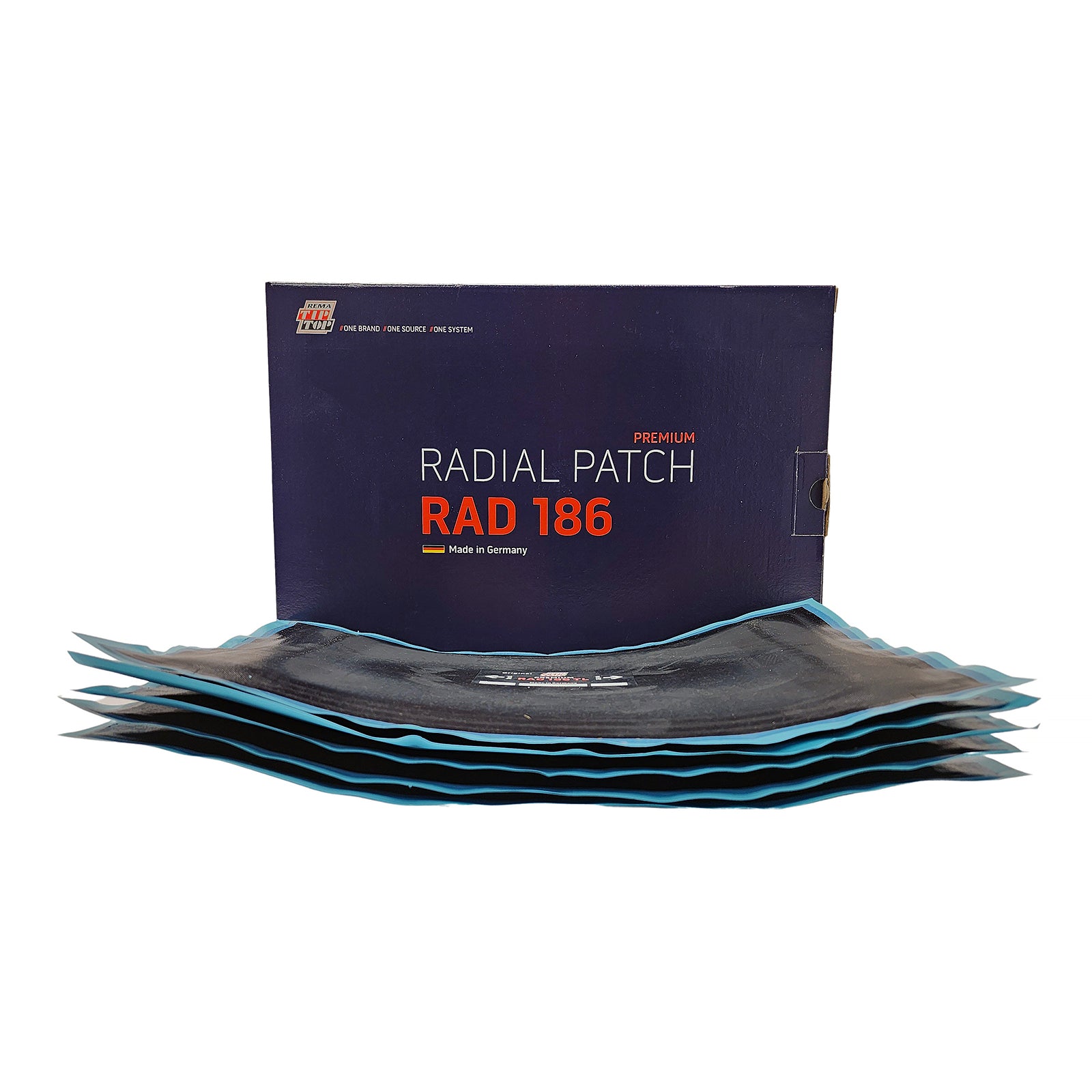 Rema RAD-186 Radial Repair Unit, 13-1/2" x 9-3/4", 3-Ply (5 bx)