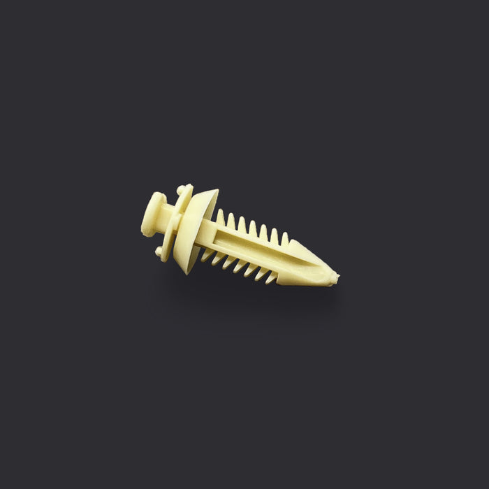 Natural Nylon Door Panel Retainer Clip - 6.5mm Hole Size 21mm Stem Lgth (Pack of 50)