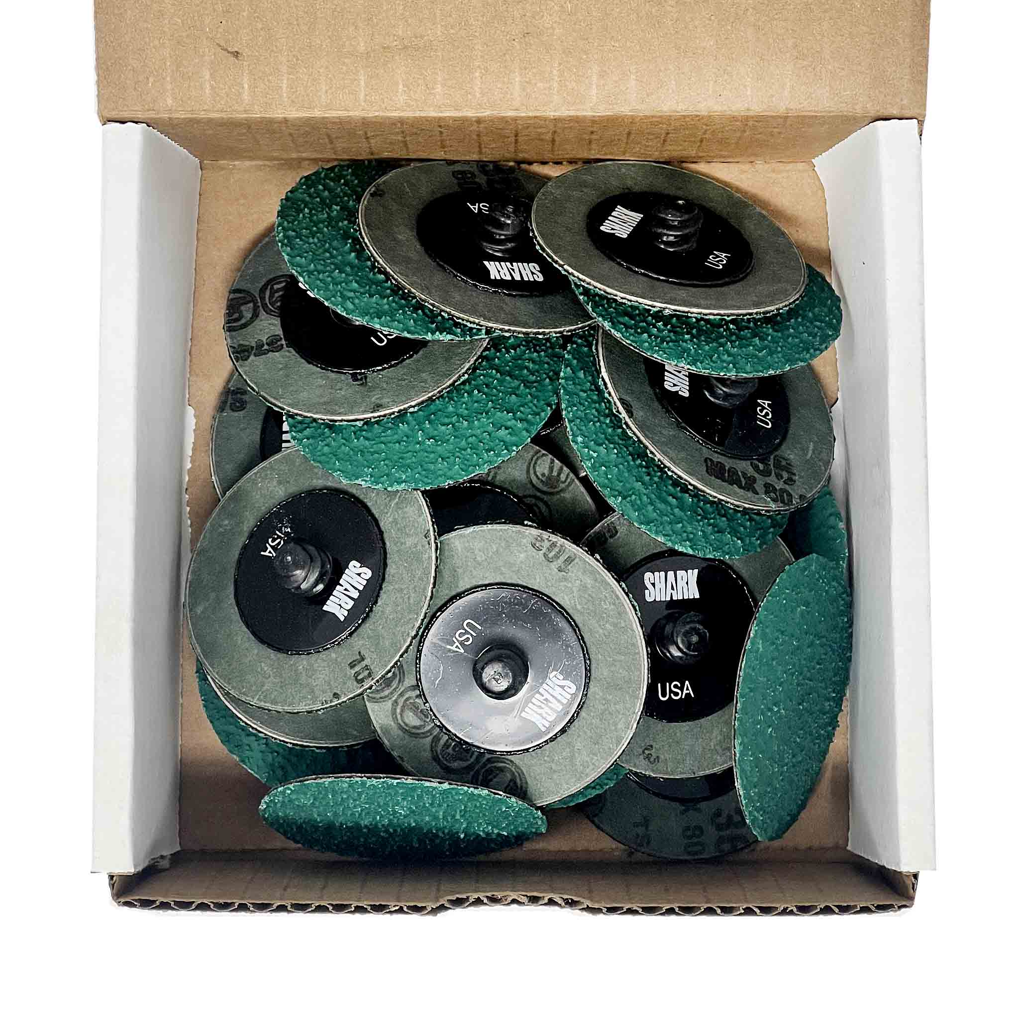 2" Green Zirconia 36 Grit Surface Conditioning Disc (Box of 25)