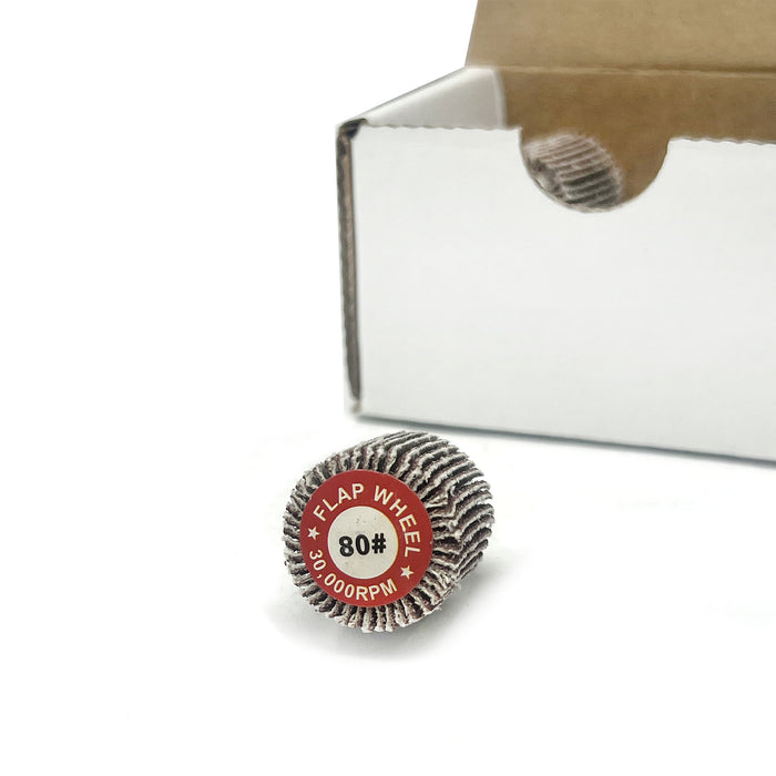 1" x 1" Flap Wheel - 80 Grit 5/PK