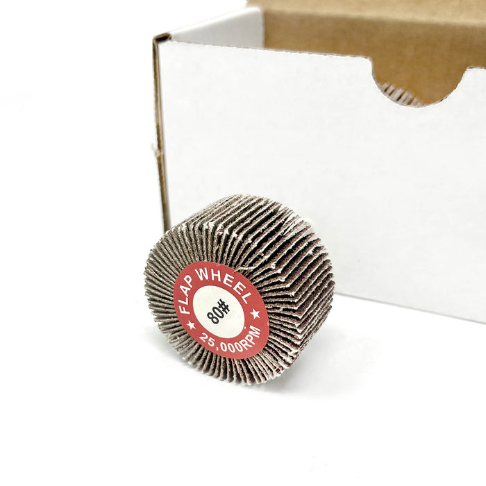 2" x 1" Flap Wheel - 80 Grit 5/PK
