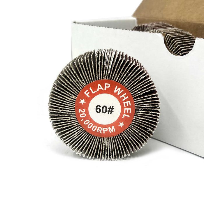 Disco de aleta de 3" x 1" - Grano 60, paquete de 5