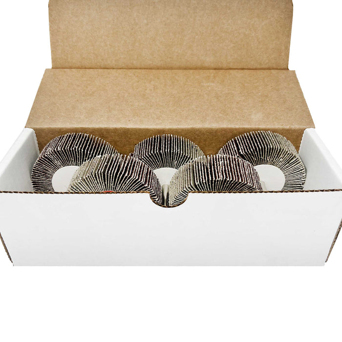3" x 1" Flap Wheel - 80 Grit 5/PK