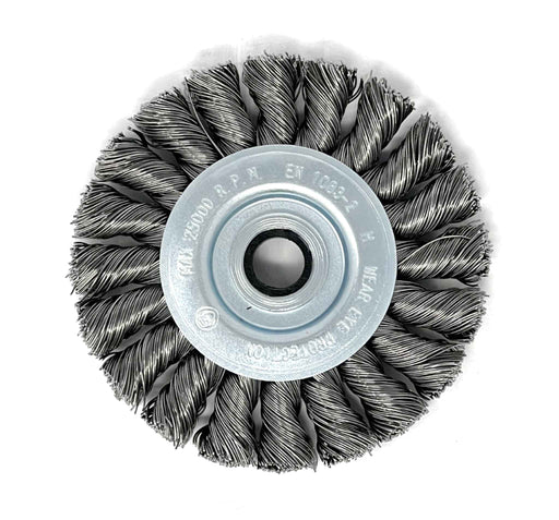 3" Twisted Wire Wheel (Heavy Duty   .014 Wire)