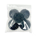 5PK 2” Black Strip/Brite pads with Twist to lock backing