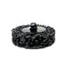 5PK 2” Black Strip/Brite pads with Twist to lock backing
