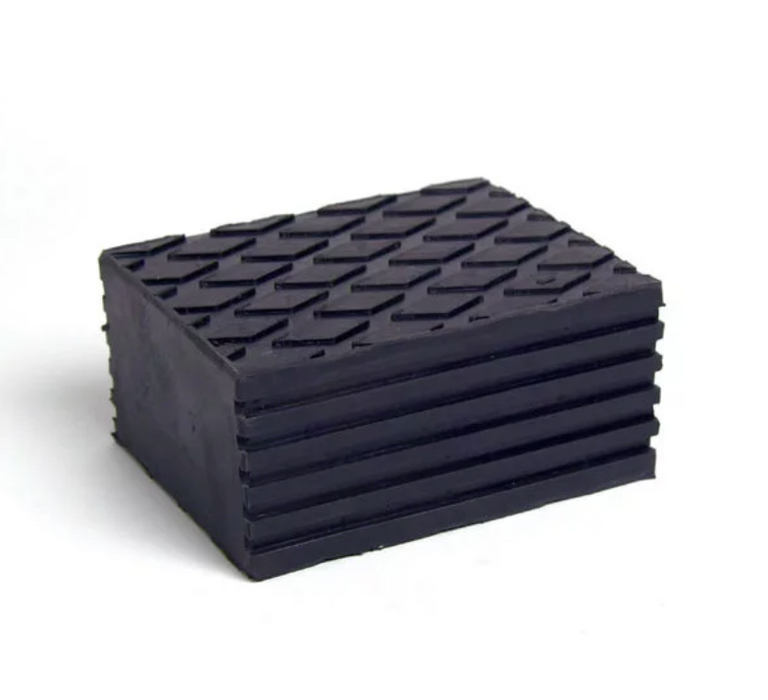 Universal Rubber Block 6-1/4" X 4-3/4" 3” Thick – Pack of 4