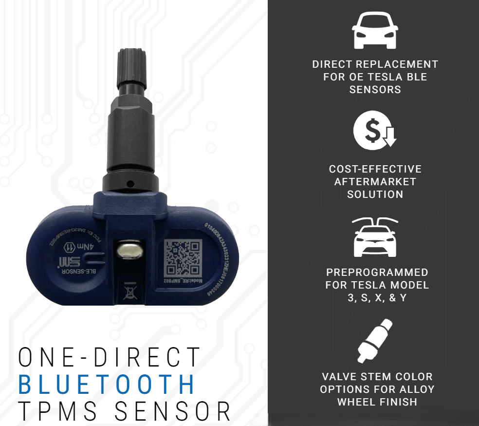 Siming One-Direct Tesla BLE TPMS Sensor