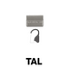Zinc Clip-On Wheel Weights - TAL Profile - 6 oz - Heavy Duty