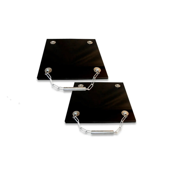 Placas de grasa de alta resistencia, capacidad de 15000 lb, par