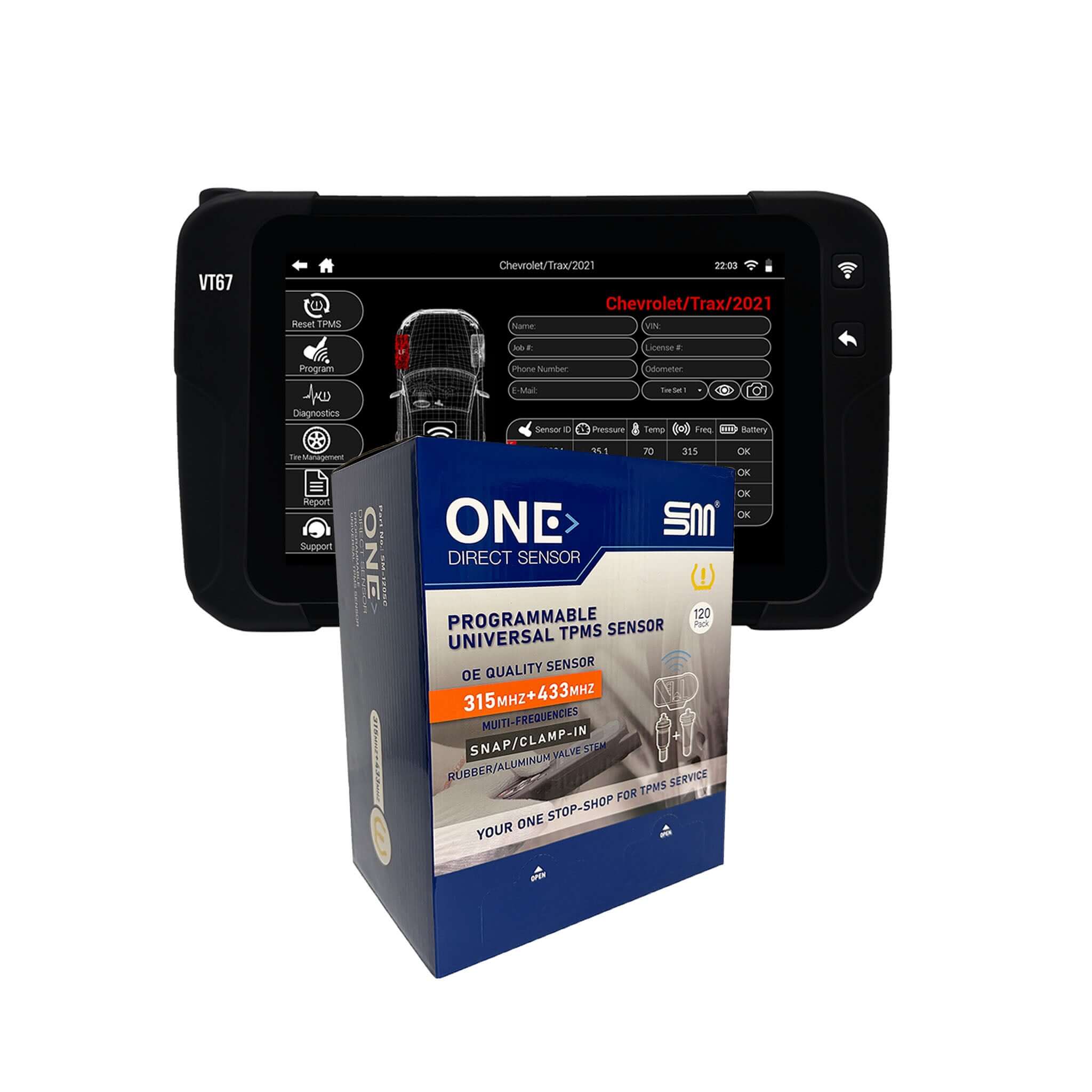 ATEQ VT67 TPMS Tool + 120