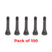 TR414 - Snap-In Rubber Tubeless Tire Valve - For 0.453" Bore Hole - 1.5" Height - 100 Pack