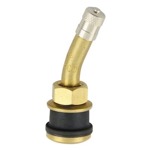 TR500-23 - Clamp-In Truck Tire Valve - 23° Bend  - 10pk