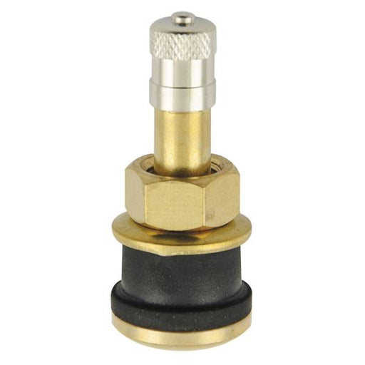 TR501 - Clamp-In Truck Tire Valve - 1.5" Height - Straight -  100pk