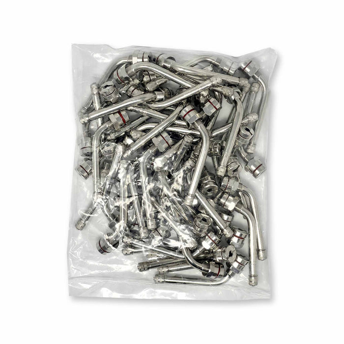 TR545D - Clamp-In Truck Tire valve - 60° Bend - Bag of 50