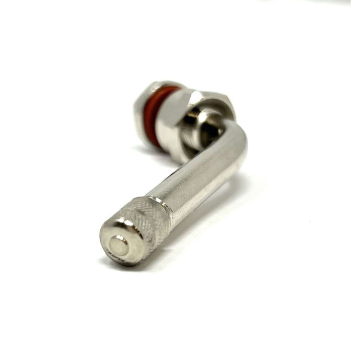 TR554D - Válvula de neumático de camión con abrazadera - Curva de 60° - Bolsa de 50