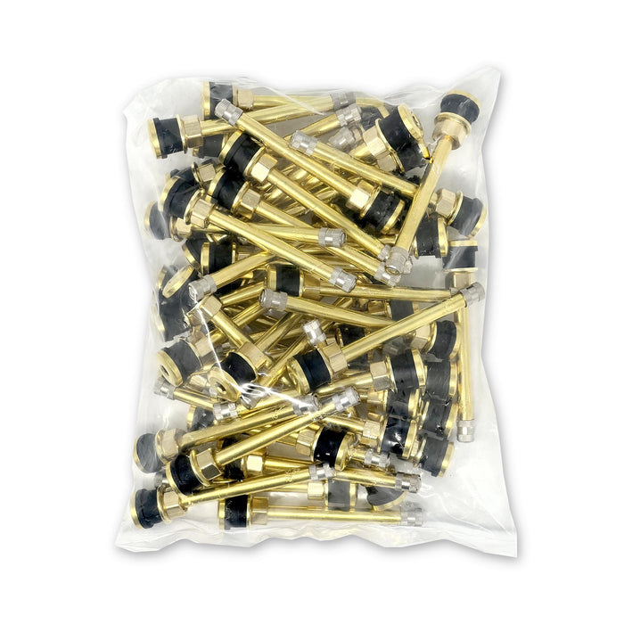 TR572 - Clamp-In Truck Tire Valve - 3.75" - Straight - Bag of 50
