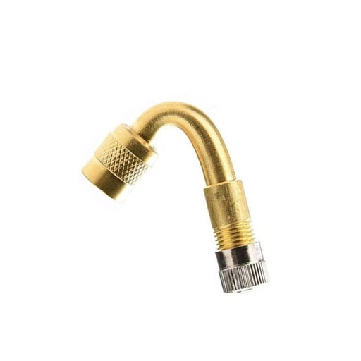 Tire Valve Extension, 45 Deg, Nickle Plated