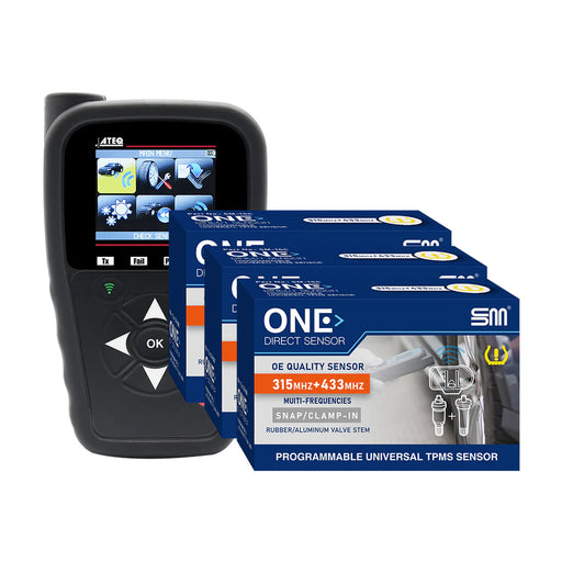 Unlocked VT48 TPMS Tool + 100 "One-Direct" TPMS Sensor Kit
