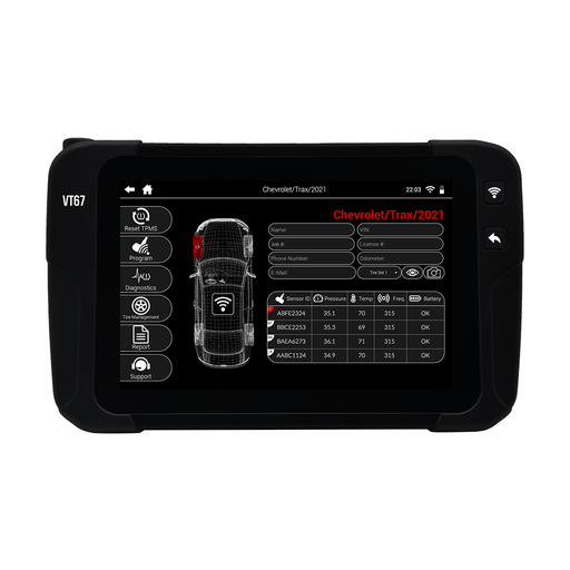 VT67 TPMS Tool + 120 Sensor Kit