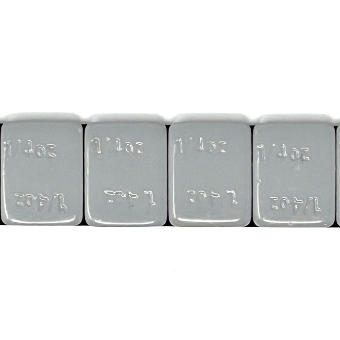 Adhesive Wheel Weight - 1/4oz, Gray, Low Profile - 624 pc