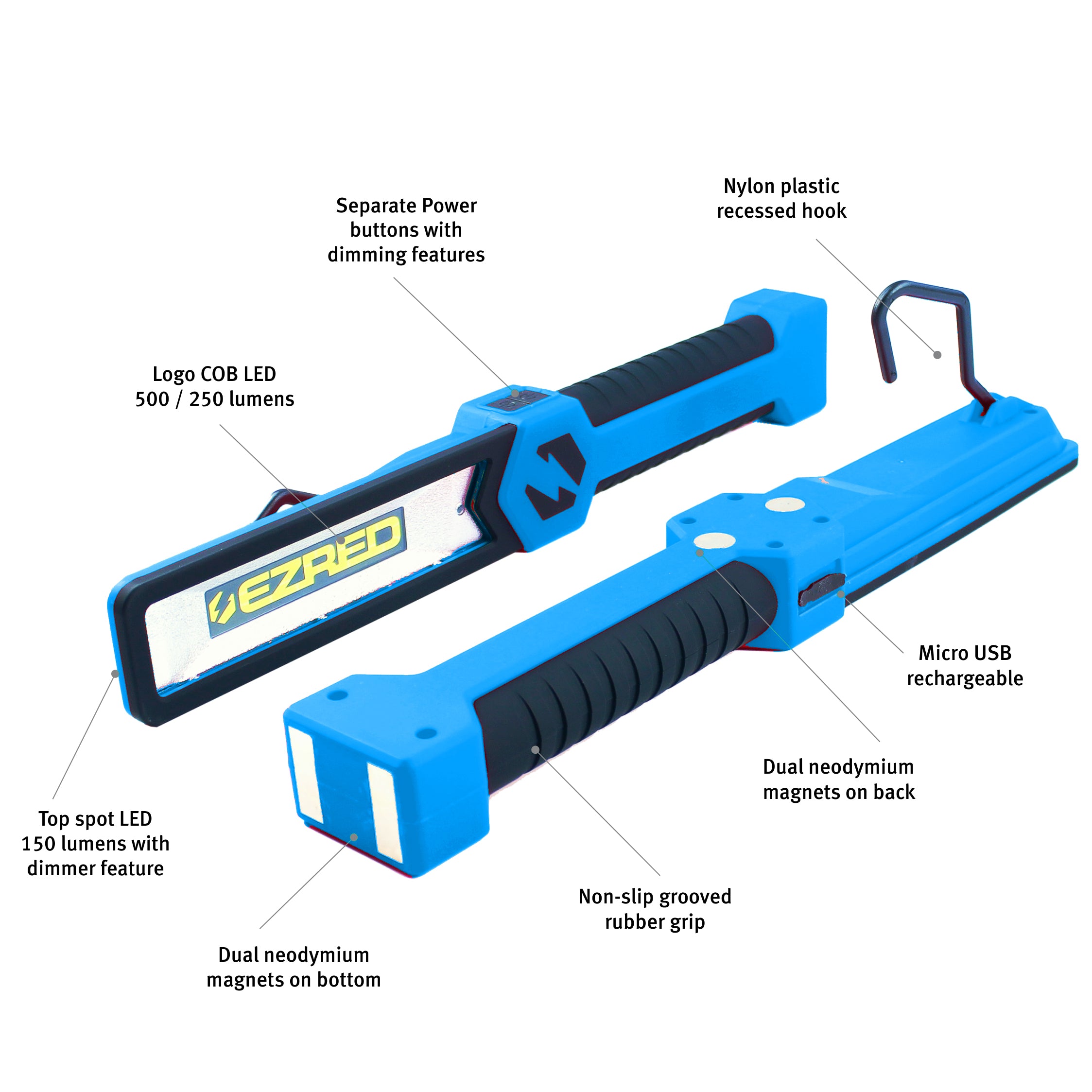 Rechargeable LED Work Light Stick