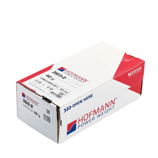 Adhesive Wheel Weight - HPW Type 360 - 40g - Box of 50