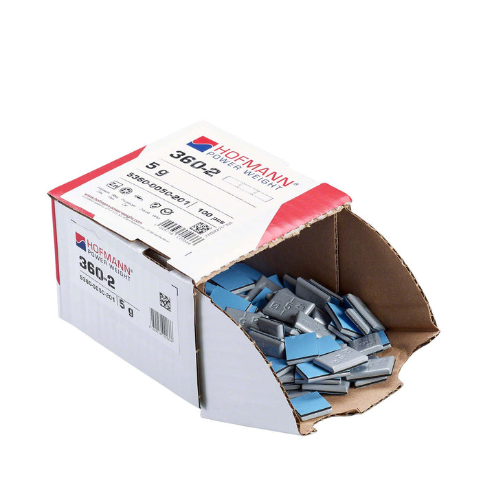 Adhesive Wheel Weight - HPW Type 360 - 5g - Box of 100